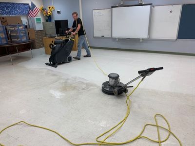 VCT Floor Cleaning Services Panama City | DryTech of NWFL - DryTech